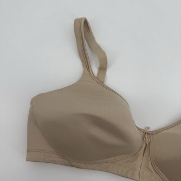 Vanity Fair Nude Classic Bra Wireless Everyday Size 36D - Picture 2 of 7